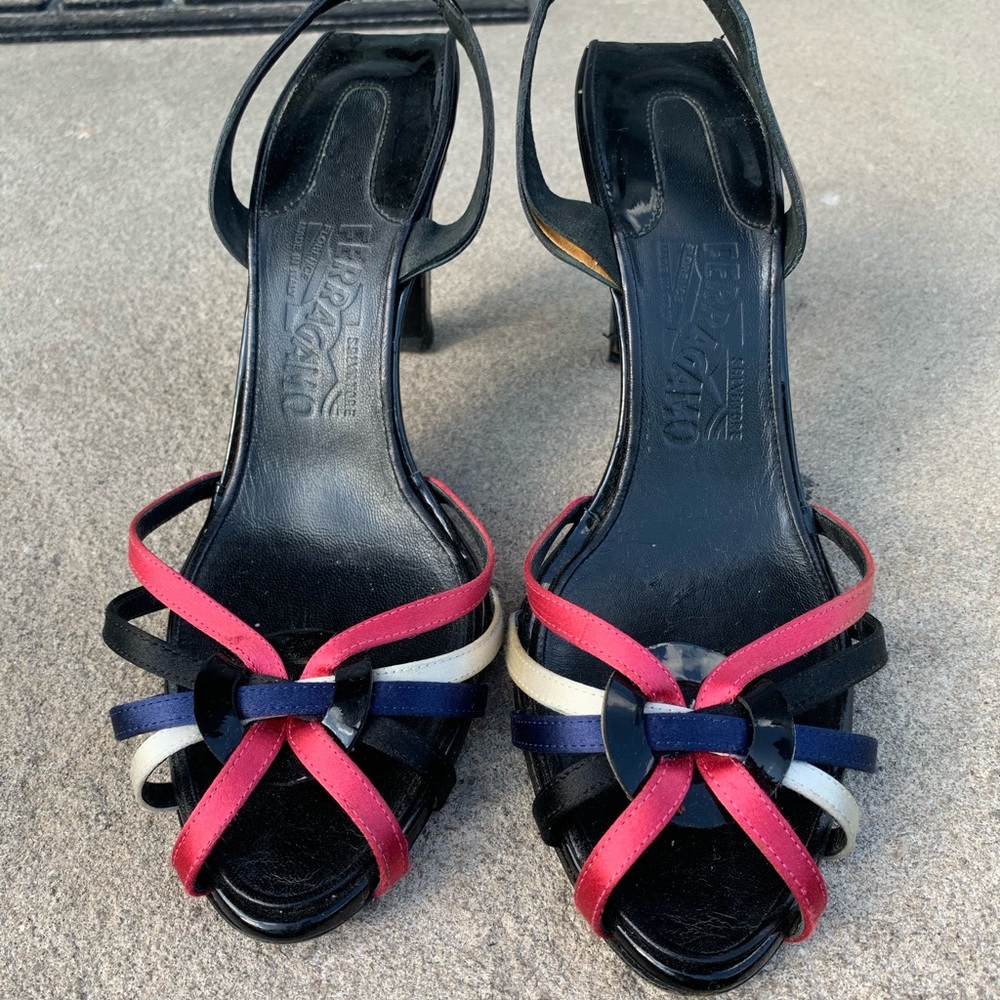 Ferragamo kitten heels!